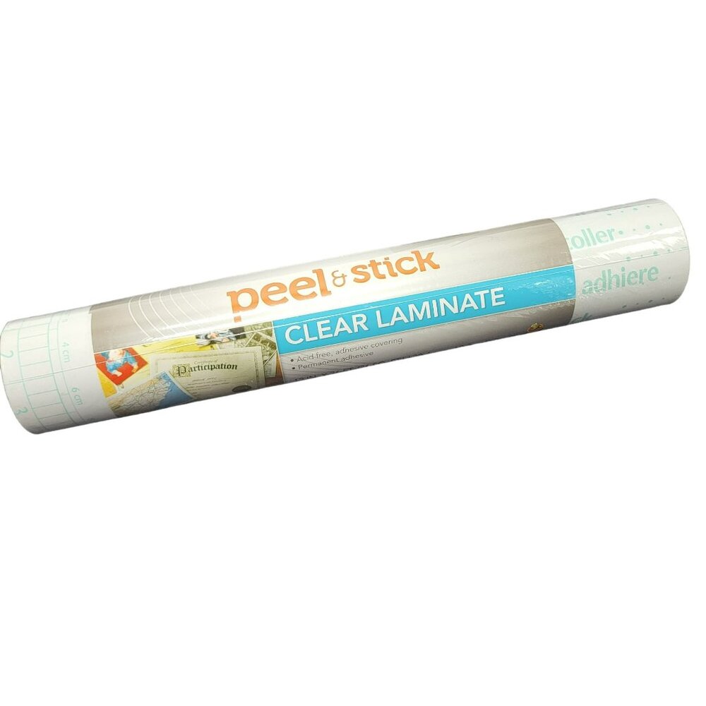 Duck Peel N Stick Easy Laminate Adhesive 12" x 36' Protector Shelf Liner Clear